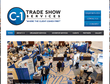 Tablet Screenshot of c1tradeshowservices.com